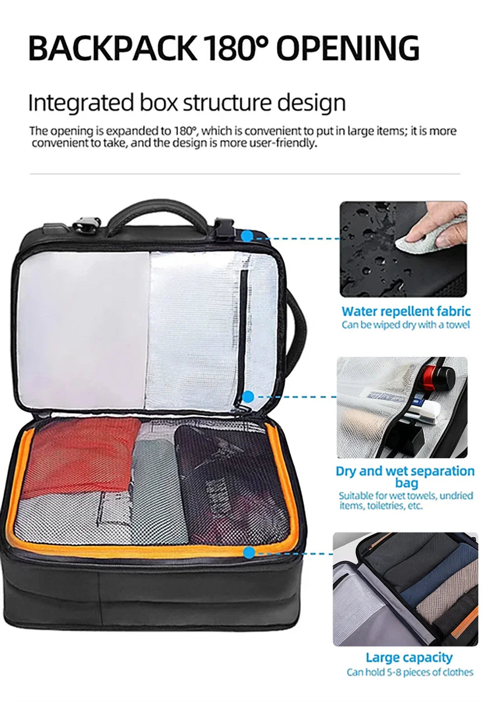 Heroic Knight Travel Backpack Men Business Backpack School Expandable USB Bag Large Capacity 15.6 Laptop Waterproof Backpack Bag