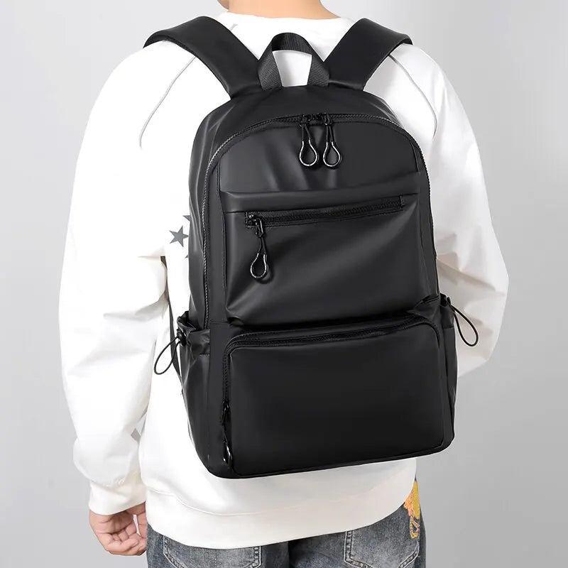 A 14 Inch Computer Backpack Large Capacity Simple Durable Men's Backpack Lightweight Men's Travel Backpack Student Schoolbag