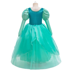 Mermaid Dress for Girls Disney Princess Ariel Ball Gown Kids