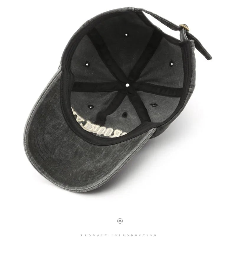 Retro brooklyn Letter Embroidery Baseball Caps Spring Summer Men Women
