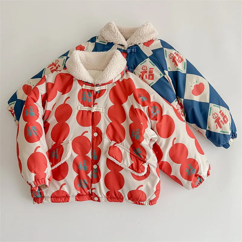 Winter Children's Down Jacket Chinese Clothing Padded