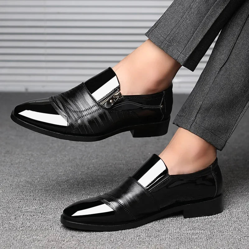 Men's Shoes Luxury New Fashion Genuine Leather Formal Shoes Outdoor Business Casual Work Shoes for Men with Free Shipping 2023