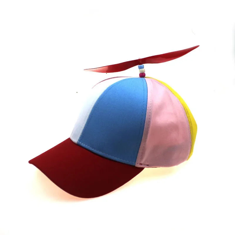 Funny Snapback Hat Helicopter Propeller Adventure Dad Hat Rainbow Bamboo Dragonfly Baseball Cap For Adult Kids Boys Girls