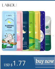 14pc Sakura Mud Face Mask + Sleeping Masks Anti Wrinkle Night Facial Packs Skin Clean Dark Circle Moisturize Anti-Aging Skincare