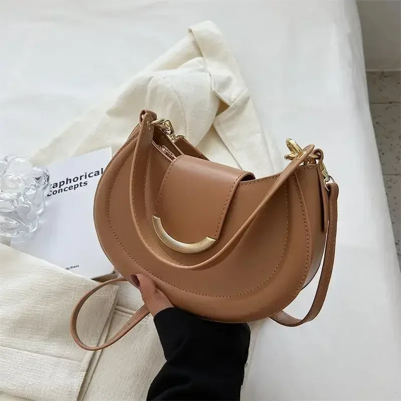 Armpit Shoulder Side Bags for Women Designer Trend Leather Small Underarm