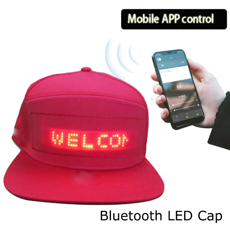Hot LED Light Up Baseball Cap Neon Colorful Glowing Adjustable Sun Hats For Women Men Night Running Caps Travel Supplies