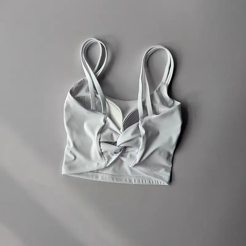 Women's Sports Bras Fitness Top, Sexy Lingerie, Push Up Fixed Pad, Yoga Bra