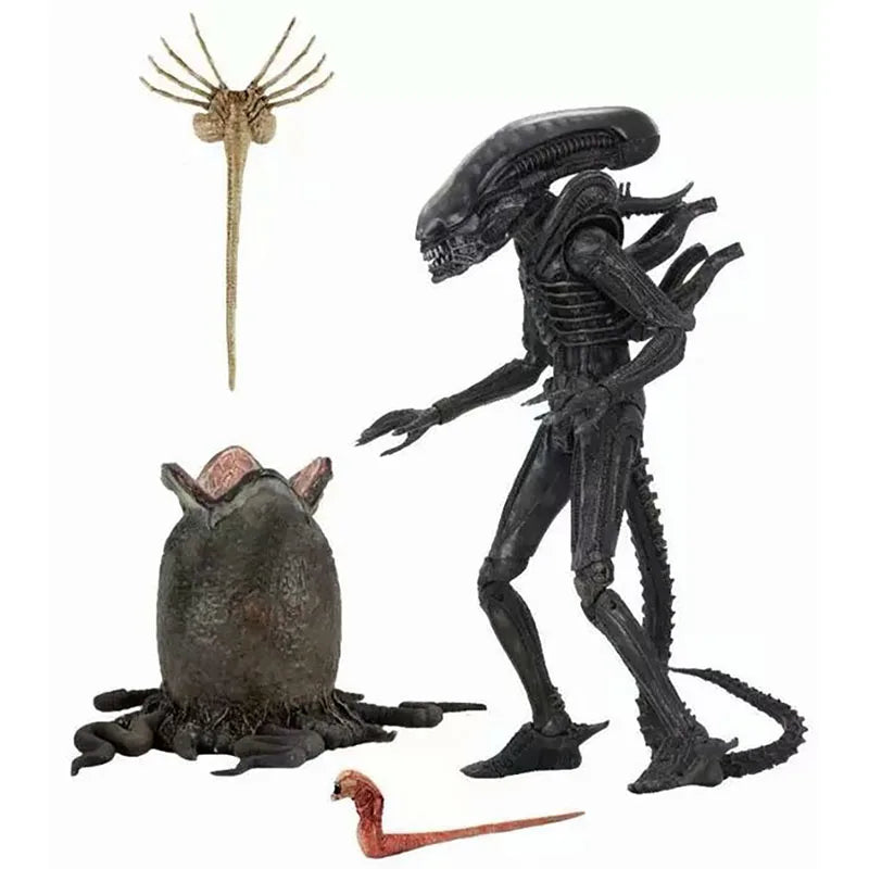 NECA Alien Big Chap Alien Figure Big Chap Alien Predator 40th Anniversary Egg Facehugger Figurine Model Toy Doll Gifts