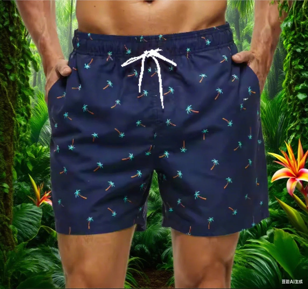 Swim Trunks Quick Dry Board Shorts Bathing Suit Breathable Drawstring With Pockets for Surfing Beach Summer Men's Swim Shorts5XL