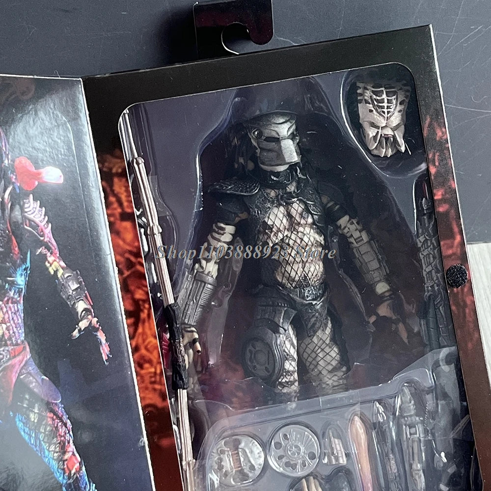 NECA Predator Figrue Ultimate Shaman Elder Armored Lost Warrior Jungle Hunter Snake Vision Predator Alien Figure Model Toy Gifts
