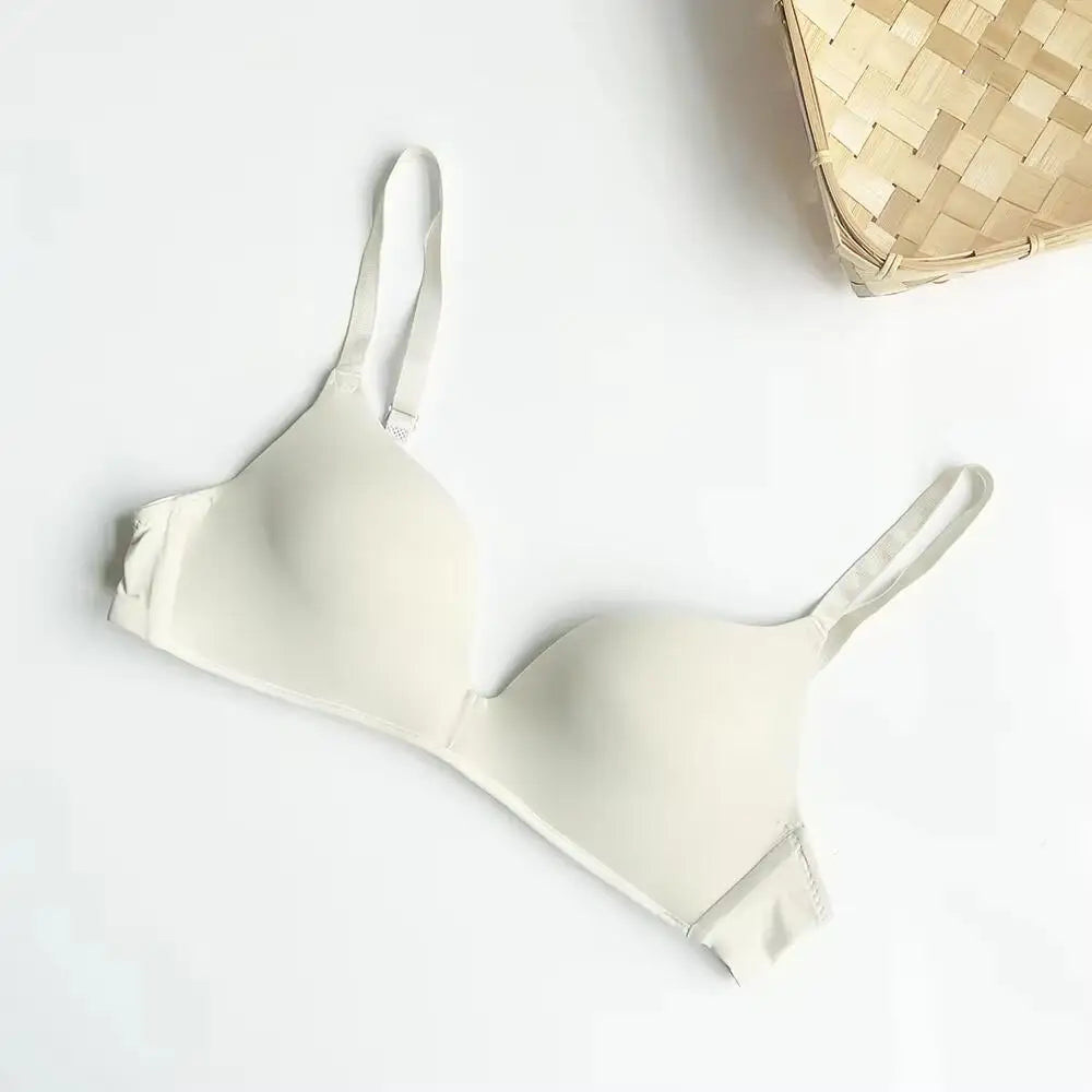 Ice Silk Women Bra Comfortable Wireless Gather Underwear For Women