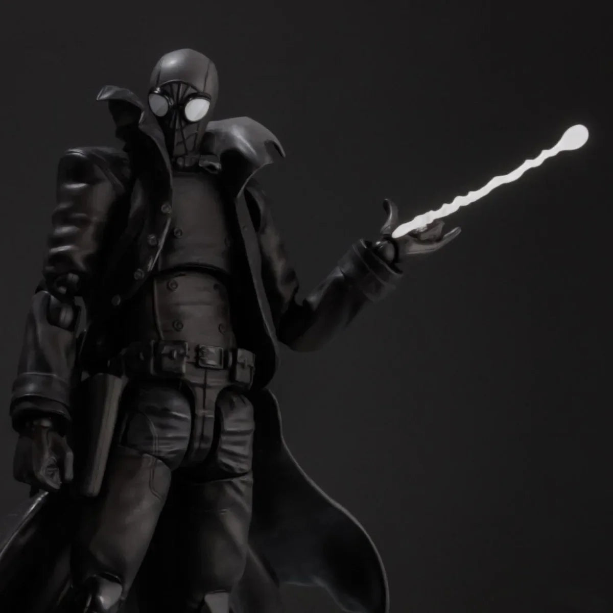 Spider Man Noir Peter Parker Ultimate Black Spider Man Earth-90214 Darkness SHF Toys Action Figure Model Kids Gift