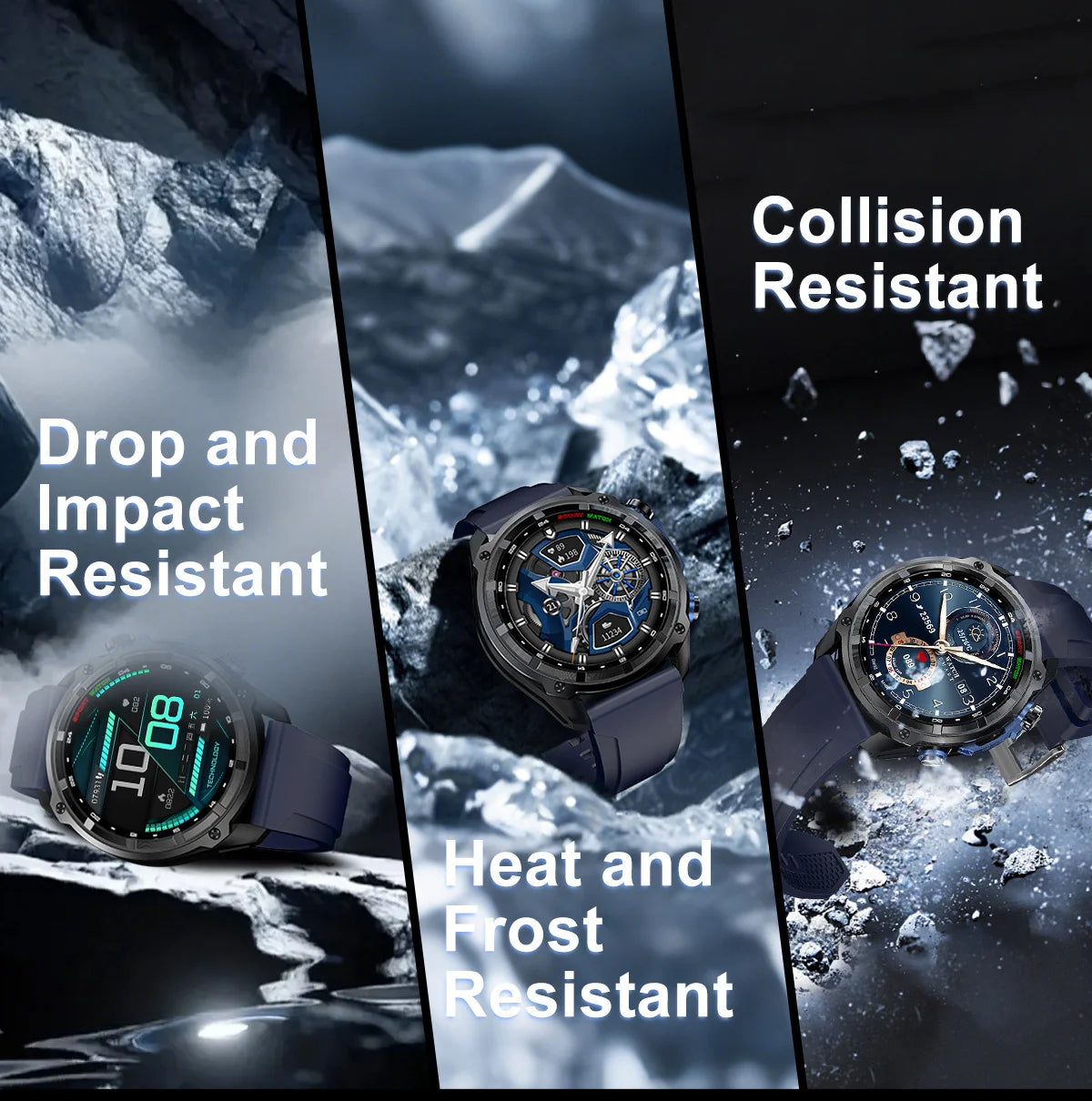 2025 Military Offline map 1000mAh Battery Smart Watch 4GB Big Memory GPS Navigation MP3/MP4 Player Swim Sports trackr Smartwatch