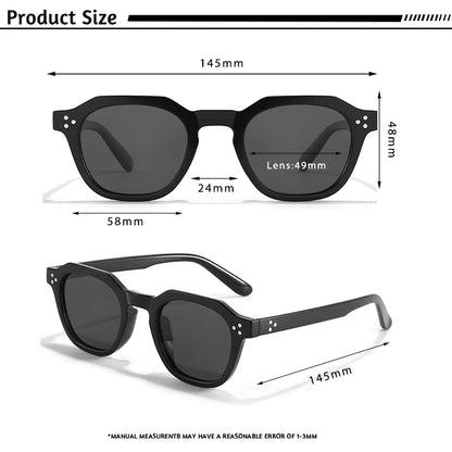 Sunglasses Men Ultralight TR90 Frame Polygon Sunglasses