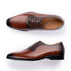 Luxury Mens Oxford Genuine Leather Shoes Business Office Men