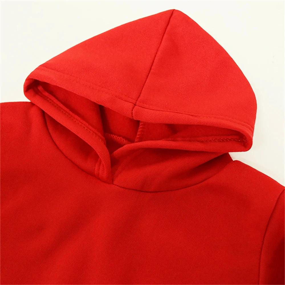 Boy Girls Children's Hoodies suit Tops+bottom Toddle black Sweatshirr white child 3-12 year Pink fashion printing Coat clothing