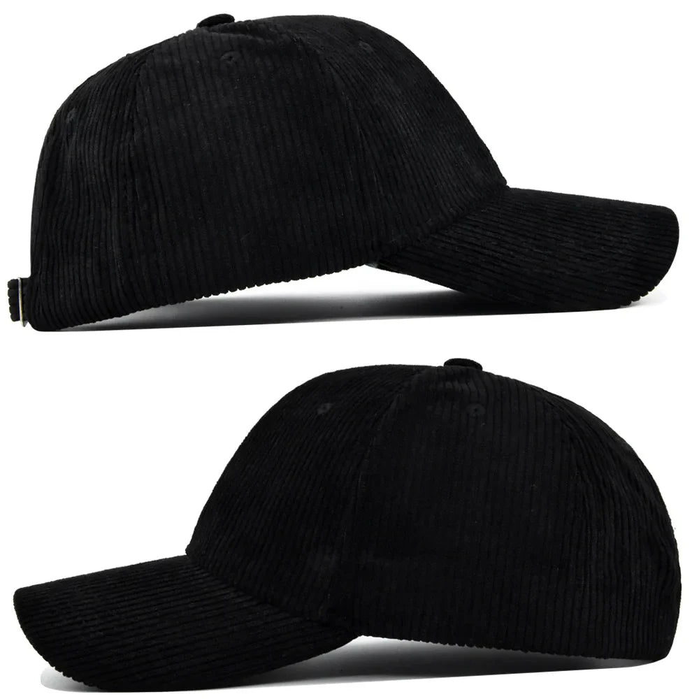 Corduroy Hat Korean Version Ins Baseball Cap Korean Version Versatile Show Face Small Curved Eaves Street Fashion Brand Cap Man