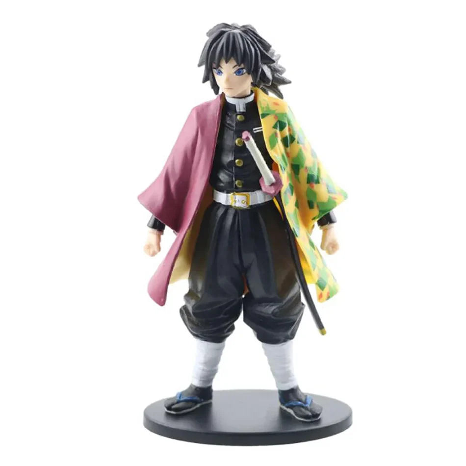 16cm Anime Demon Slayer Kimetsu no Yaiba Figure Kamado Tanjirou Action Figure Agatsuma Zenitsu Nezuko Warrior PVC Doll Model Toy