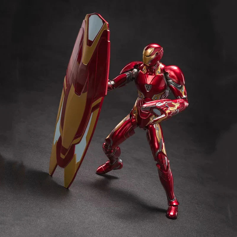 ZD Original Iron Man MK30 Blue Steel 1/10 Iron Patriot MK3 Marvel legends War Machine 10th Anniversary Action Figure Model Gift