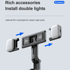 Phone Stabilizer Smart Facial Tracking with Removable Fill Light Phone Stand