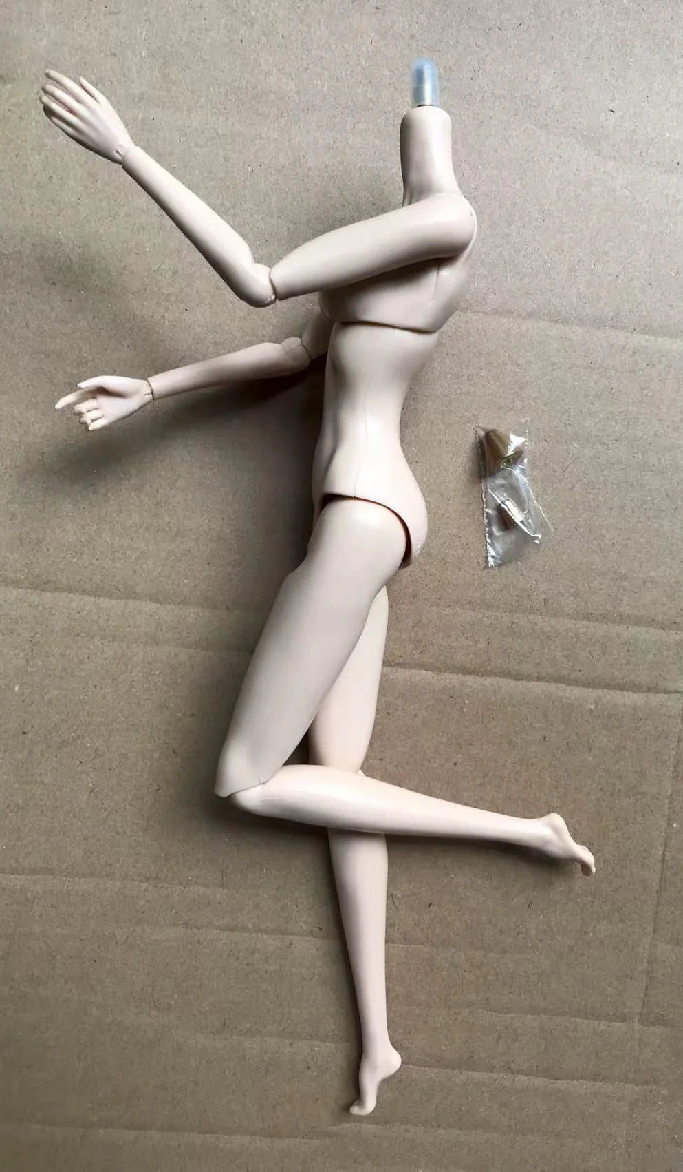 MENGF 12 Joints Movable Doll Body Pink Red White Beige Brown Coffee Green Color Doll Figures 28CM Super Model For FR IT Heads