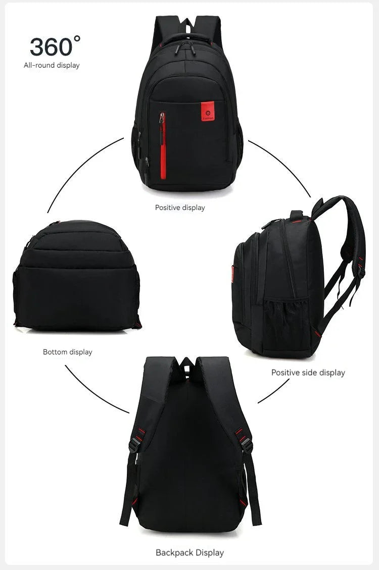 Rilibegan Classic Backpack Big Capacity Fashion Student Back Packs Travel Outdoor Packs Large Back Bags