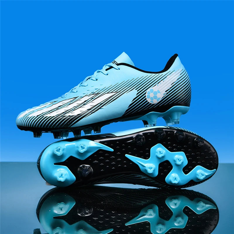 Soccer Shoes Sport Outdoor Men Breathable Cleats FG Football Boots