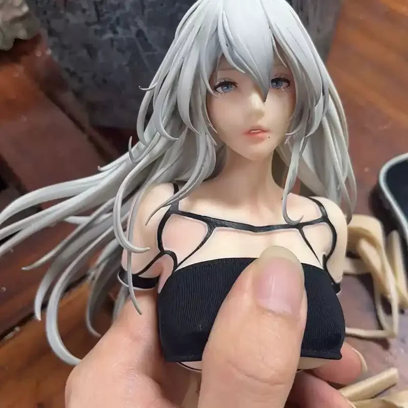 Nier Automata Anime Peripherals Otaku Collectibles A2 Battle Damaged Ver 2b Statues 50cm Garage Kits Replica Version Collectbles