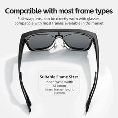 Glasses UV400 Protection Wear Sunglasses for Driving Fishing Hiking Eyewear