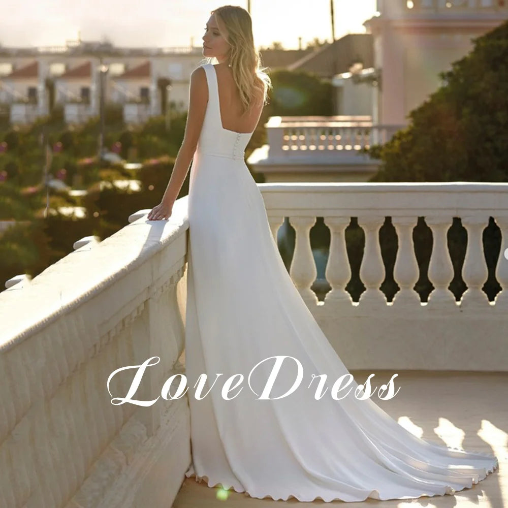 White Bridesmaid Dresses: White Wedding Dresses For Women Side Split Sleeveless
