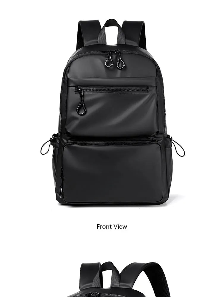 A 14 Inch Computer Backpack Large Capacity Simple Durable Men's Backpack Lightweight Men's Travel Backpack Student Schoolbag