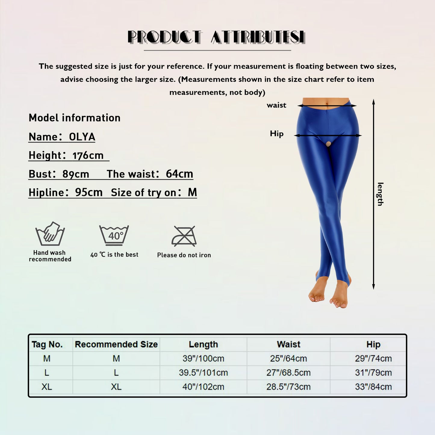 Womens Lingerie Glossy Open Crotch Stirrup Tights Leggings Stretchy Smooth Mid Waist