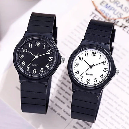Simple Fashion Quartz Watch for Women Students Wrist Watches Silicone Strap Watch Wholesale Reloj Mujer Elegante Reloj De Mujer
