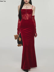 Evening wear Dresses: Women's Bodycon Formal Occasion Velvet