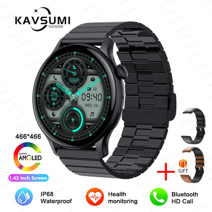 2025 NFC Smart Watch Amoled HD GPS Track Sports Heart Rate Bluetooth Call Waterproof Ladies Women Smartwatch For Women's Gift