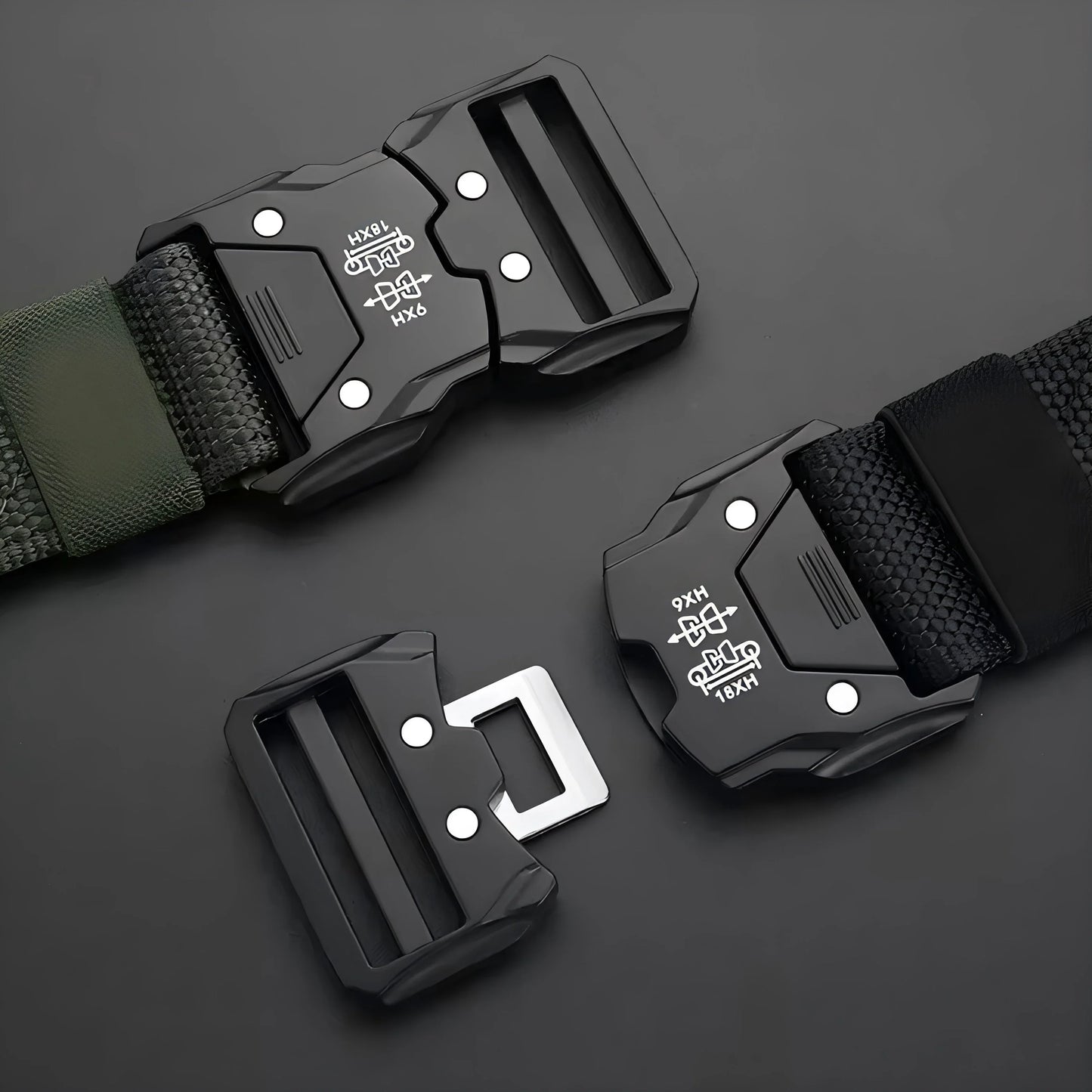 1/2Pcs Men's Belt Outdoor Luxury Tactical Belt Multi-Function Buckle Nylon Belt High Quality Canvas Belt Unisex Accessories Belt