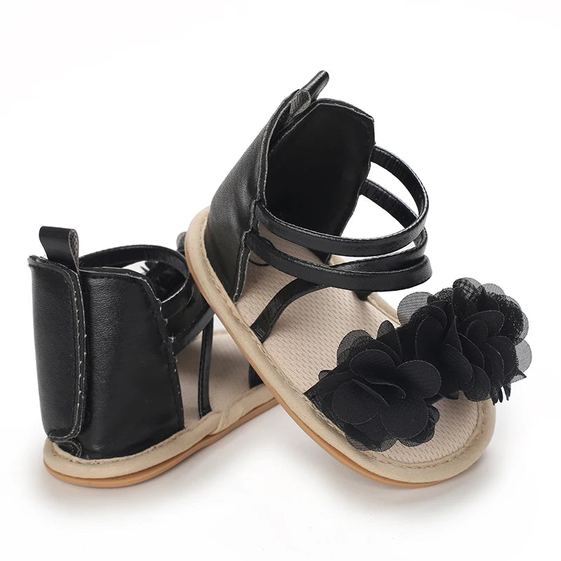 Infant Baby Shoes Baby Boy Girl First Walkers Shoes Toddler Flats Sandal Flower