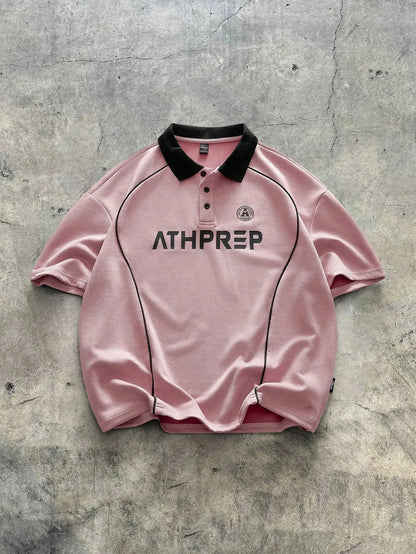 The new men's short-sleeved POLO shirt for summer 2025 is casual fashionable and soft with 3D letter pattern printing