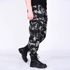 Spring Brand Men Fashion Military Cargo Pants Multi-pockets Baggy Men Pants