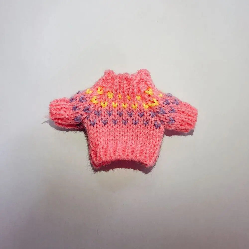 Christmas Style Dolls Sweater Dog Doll Clothes Cute White/Red/Green BJD Doll Clothes Mini 10cm for 16cm/17cm Bjd Doll