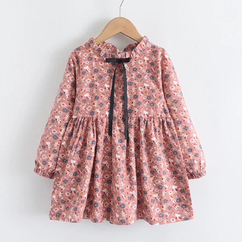 Girls Dress Spring Kids Princess Dress Casual Floral Costumes