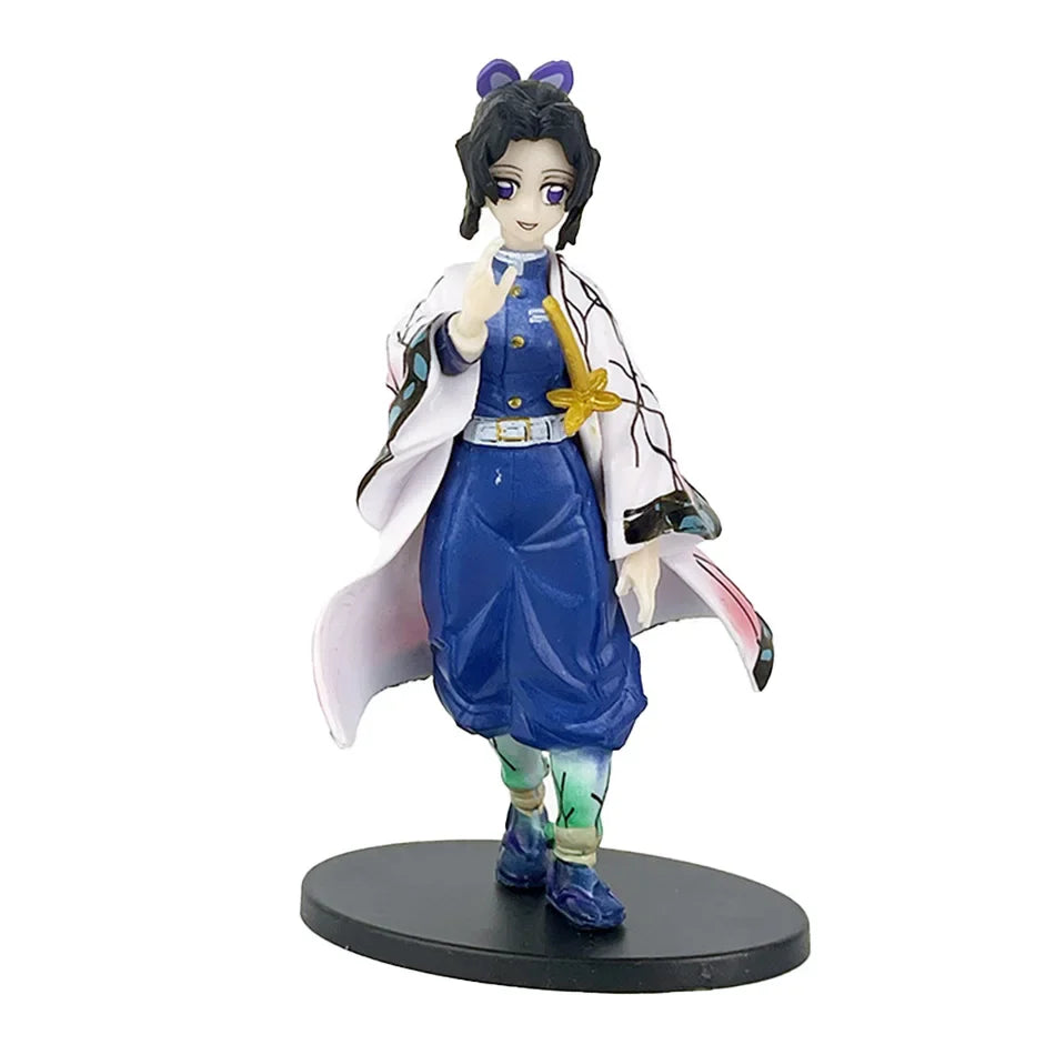 16cm Anime Demon Slayer Kimetsu no Yaiba Figure Kamado Tanjirou Action Figure Agatsuma Zenitsu Nezuko Warrior PVC Doll Model Toy