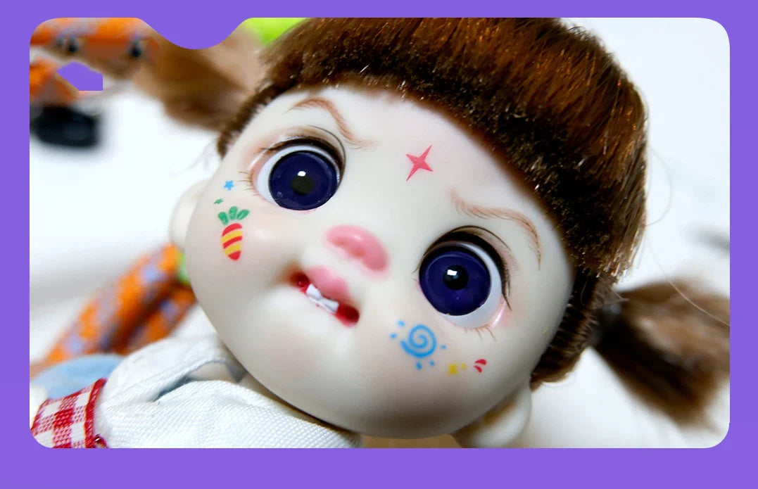 bjd doll Dolls for girls Labbu doll pocket mini blyth girl Doll Barbi cry Baby Rainbow Ball jointed doll Mobile phone Decoration