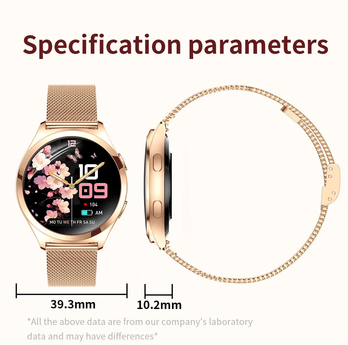 LIGE Luxury 1.27" HD Screen Smart Watch Women Waterproof Bluetooth Call Women’s Bracelet Sports Health Monitor Ladies Smartwatch