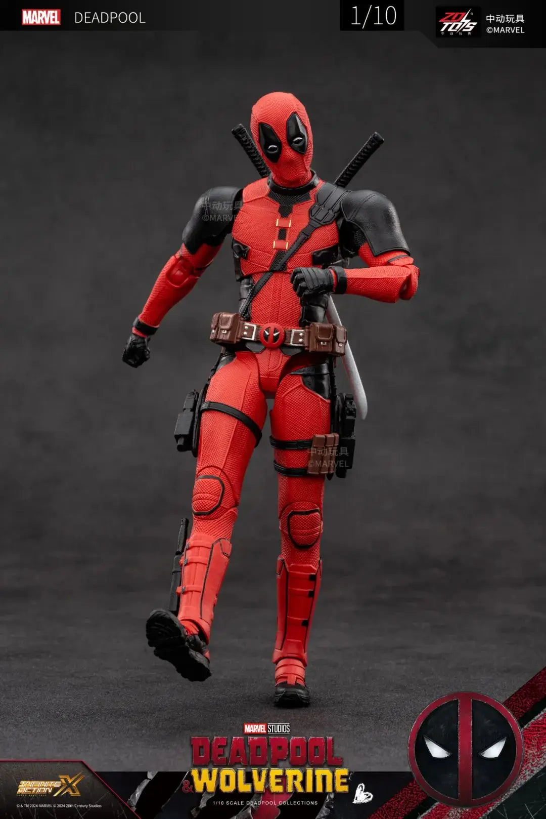 Deadpool & Wolverine  Action Figure ZD Original Thor 1/10 X-Men Limited Guardians of The Galaxy Lord Cartoon Toys for Kids Gift