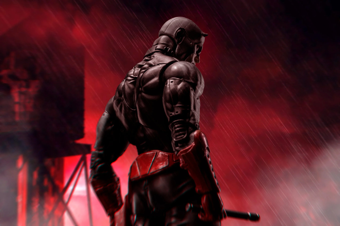 In Stock - FlefToys Marvel Daredevil Classic Red Shadowland Reborn Black 8" Action Figure Devil Defenders Matt Murdock Legends