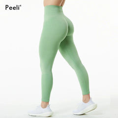 Leggings Women's Clothing High Waist Seamless Leggings Scrunch Butt Gym