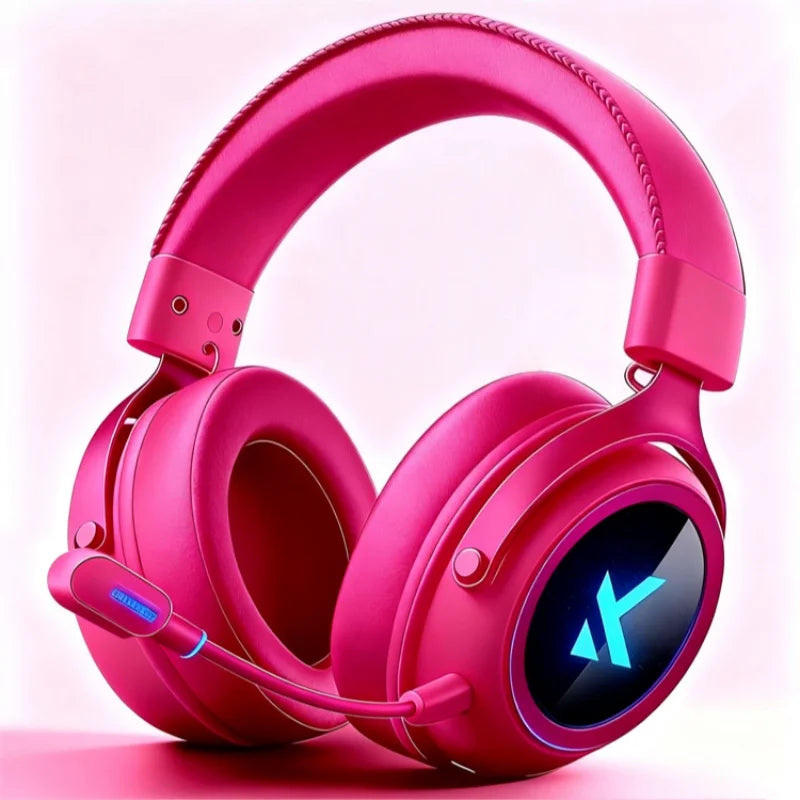 MCHOSE X9 Wireless Headworn Game Headset Bluetooth 2.4G Three Mode E-sports Noise Reduction Headset Desktop Computer Headset FPS