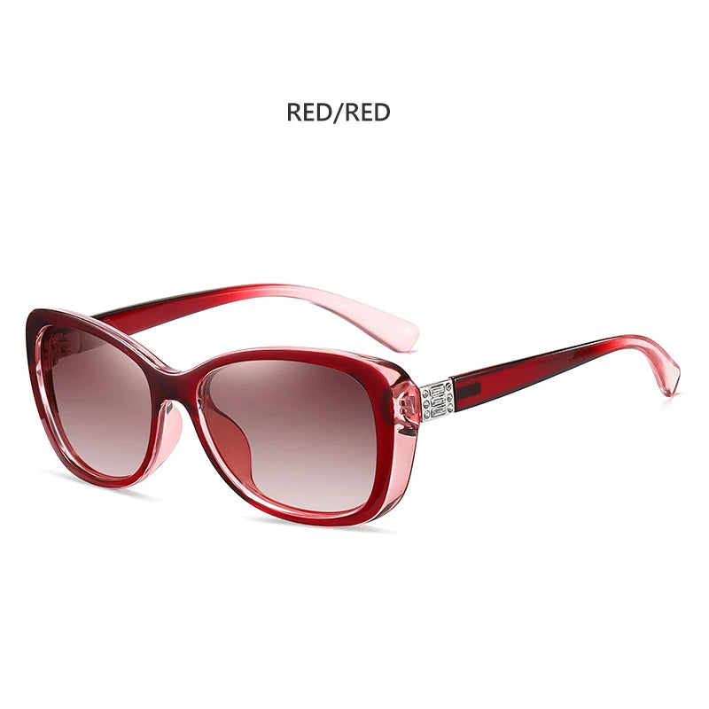 Diamond Gradient lens Sunglasses Women Polarized Glasses