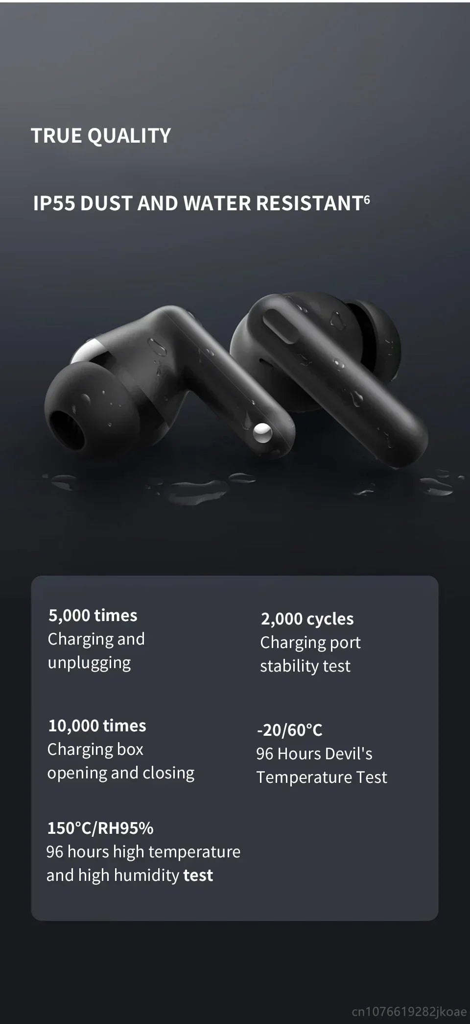 realme Buds T310 Earphones 46dB Active Noise Cancelling HiFi Wireless Headphones Bluetooth 5.4 Game Music Headset Long Standby